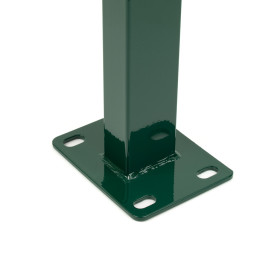Post GALAXIA 60x40x1,50x1500 with base plate / ZN+PVC6005