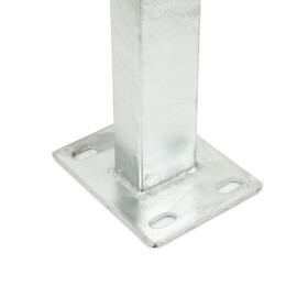 Zaunpfosten GALAXIA 60x40x1,50x1500 mit Fußplatte / HNZ