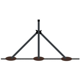 Brace post PVC coated (BPL) 38x1,25x2000 / ZN+PVC7016