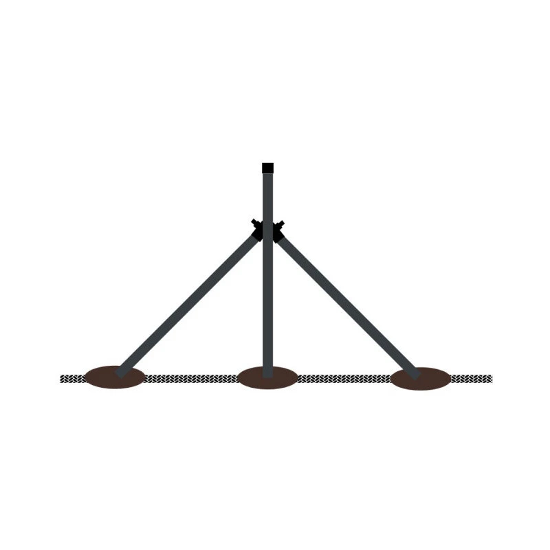 Zaunstrebe beschichtet (BPL) 38x1,25x2000 / ZN+PVC7016