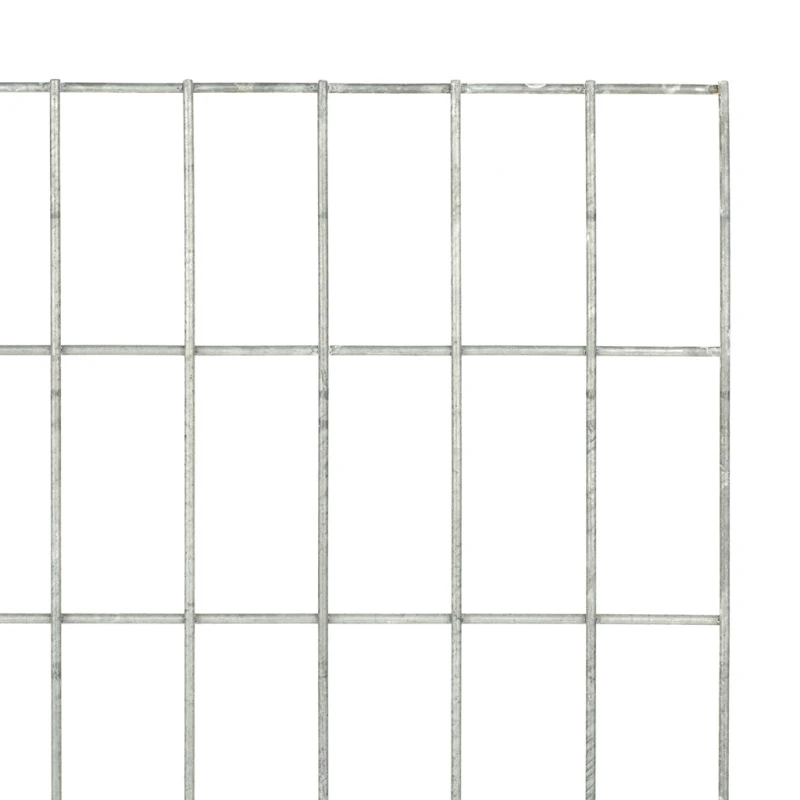 Gabion tábla / szemméret: 100x 50mm / huzal: 4,00mm / méret: 100x100cm / ZN+AL