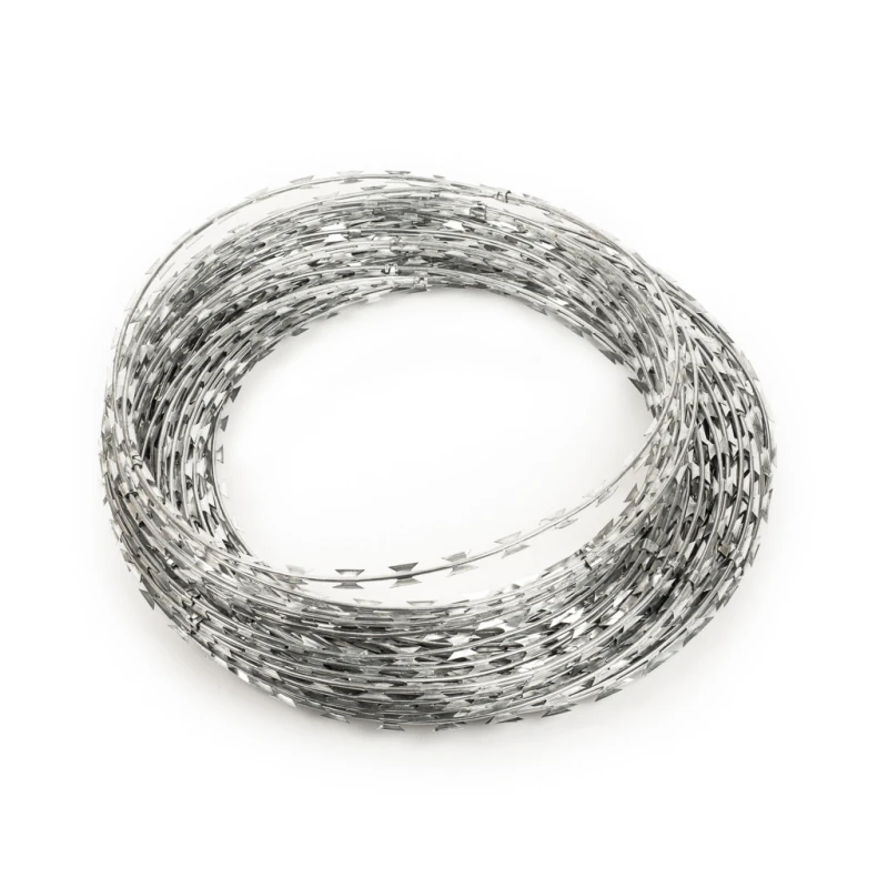 Barbed razor wire pack diameter 450 mm / 8 m