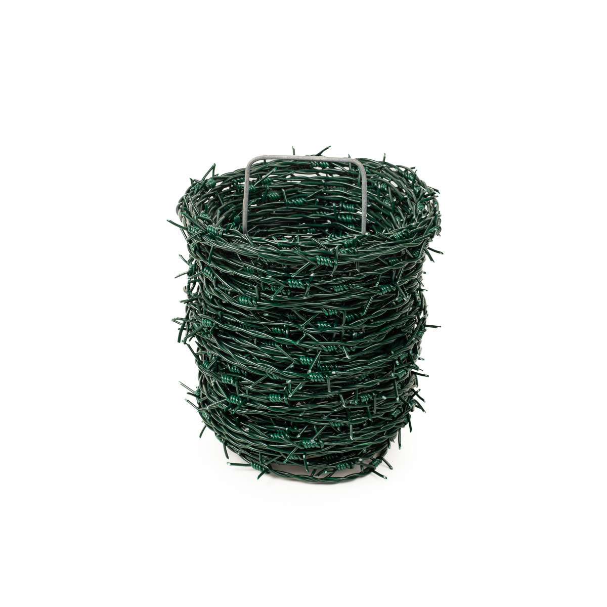 Barbed wire 2,5/2,0 / 100m / ZN+PVC6005
