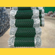 Chain link fence 50/2,50-1,65/100/15m / PVC BND / ZN+PVC6005