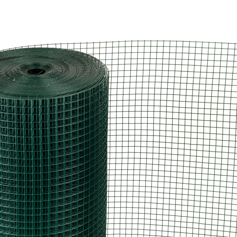 Welded mesh 25,0x25,0 / 2,00 / 1000 mm / 25m / ZN+PVC6005
