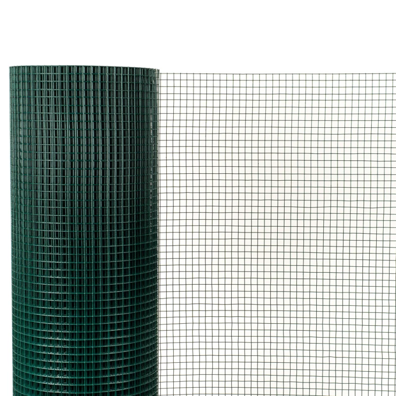 Welded mesh 25,0x25,0 / 2,00 / 1000 mm / 25m / ZN+PVC6005