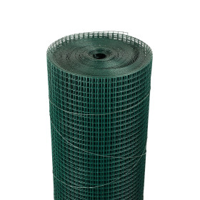 Siatka zgrzewana oczko kwadratowe 19,0x19,0 / 1,40 / 1000 mm / 25m / ZN+PCV6005