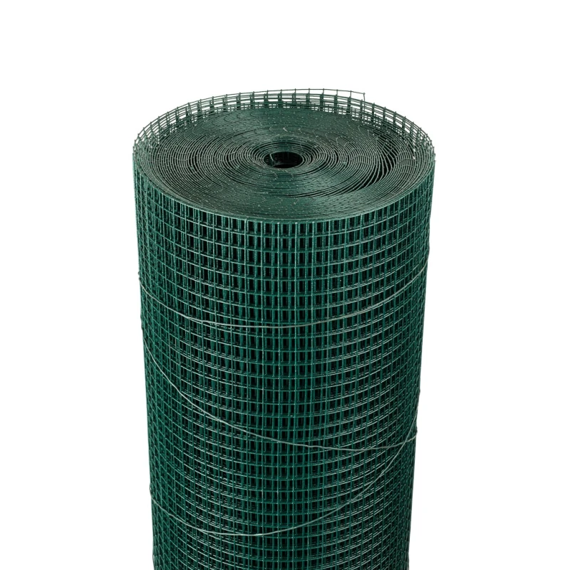 Siatka zgrzewana oczko kwadratowe 19,0x19,0 / 1,40 / 1000 mm / 25m / ZN+PCV6005