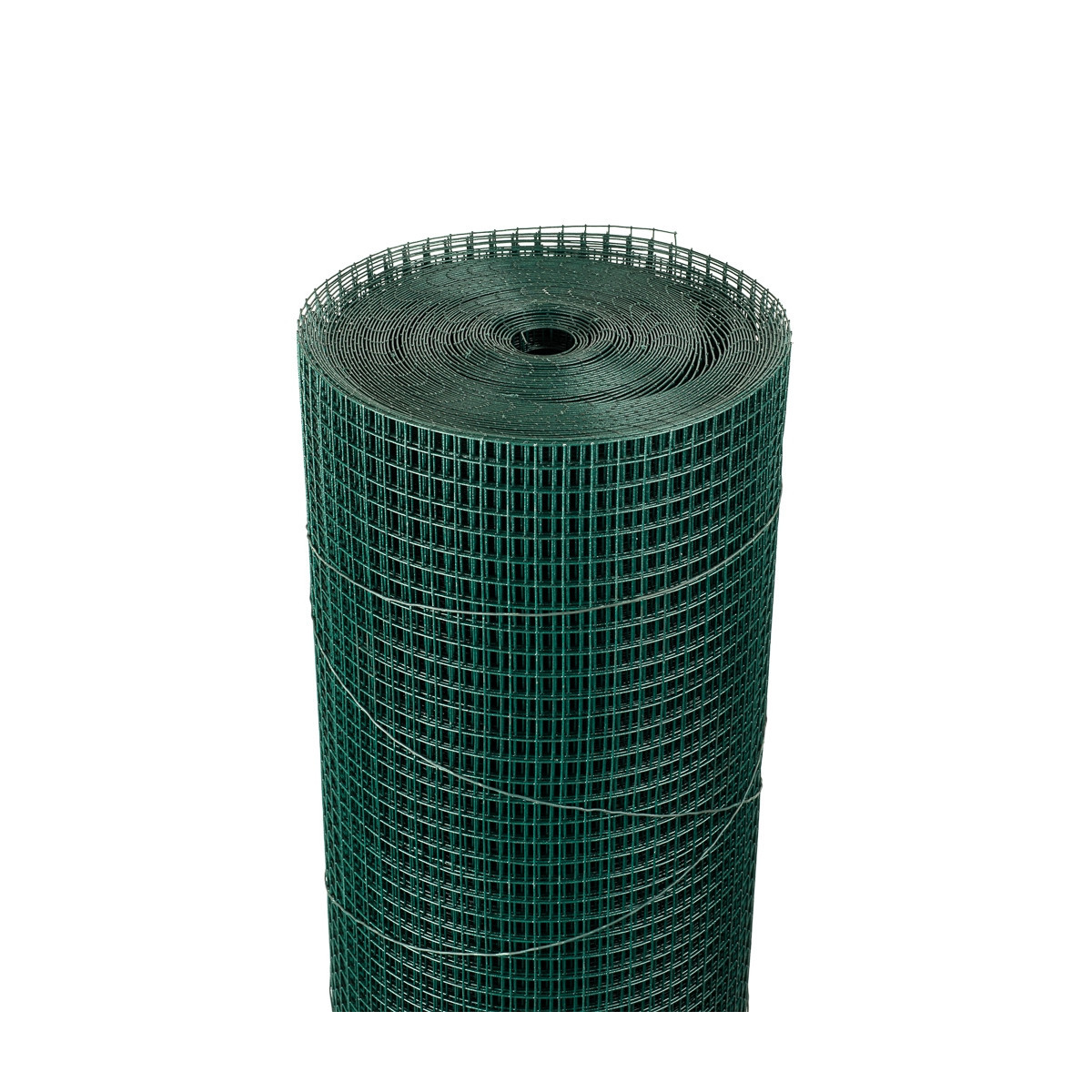 Siatka zgrzewana oczko kwadratowe 19,0x19,0 / 1,40 / 1000 mm / 25m / ZN+PCV6005