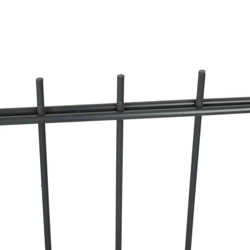 Doppelstabmatte 6/5/6 / 1230x2500 / ZN+PVC7016