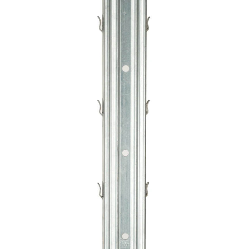 Stĺpik vinohrad. radový ZOBOR / 50x40x1,50x2500 SH / S250GD+Z275 / ZN / štandardné háčiky