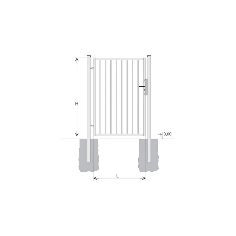 Brána BJ SPECIAL 1300x1000 / TYČ / HNZ