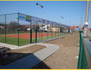 Štvorhranné pletivo 45/3,00-1,90/300/18m / PVC BND / ZN+PVC6005 / TENIS