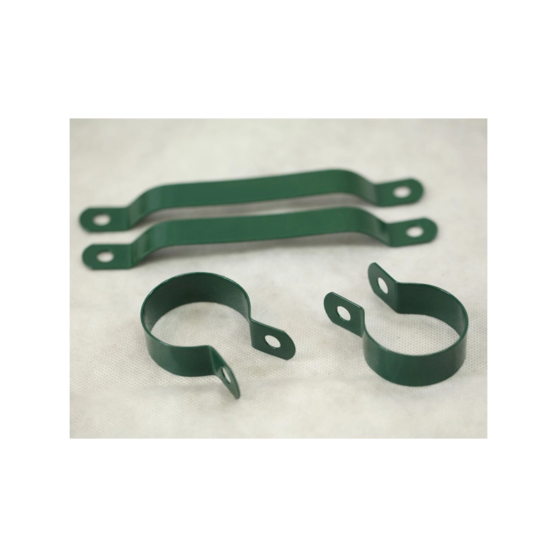 Bend 38mm / for fitting of tensioner on the post / ZN+PVC6005