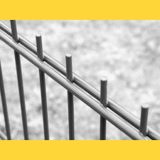 Fence panel DOUBLE 6/5/6 / 1230x2500 / ZN+PVC7016