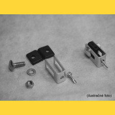 Klammer U43 / 5mm / ZN+PVC7016 / komplett