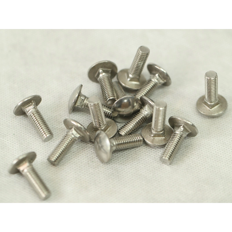 Screw M8x25 / STAINLESS STEEL - with square shape /  (packing 10 pcs)