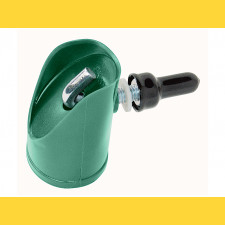 Cap for brace post 38mm / PVC / green / complete