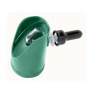 Cap for brace post 38mm / PVC / green / complete