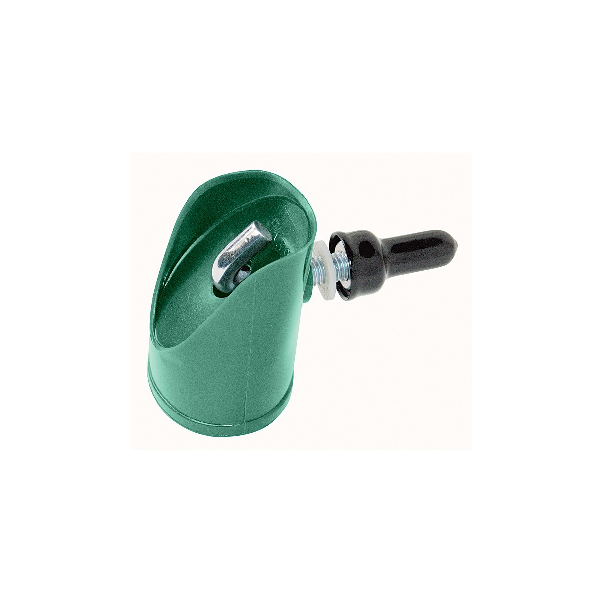 Cap for brace post 38mm / PVC / green / complete