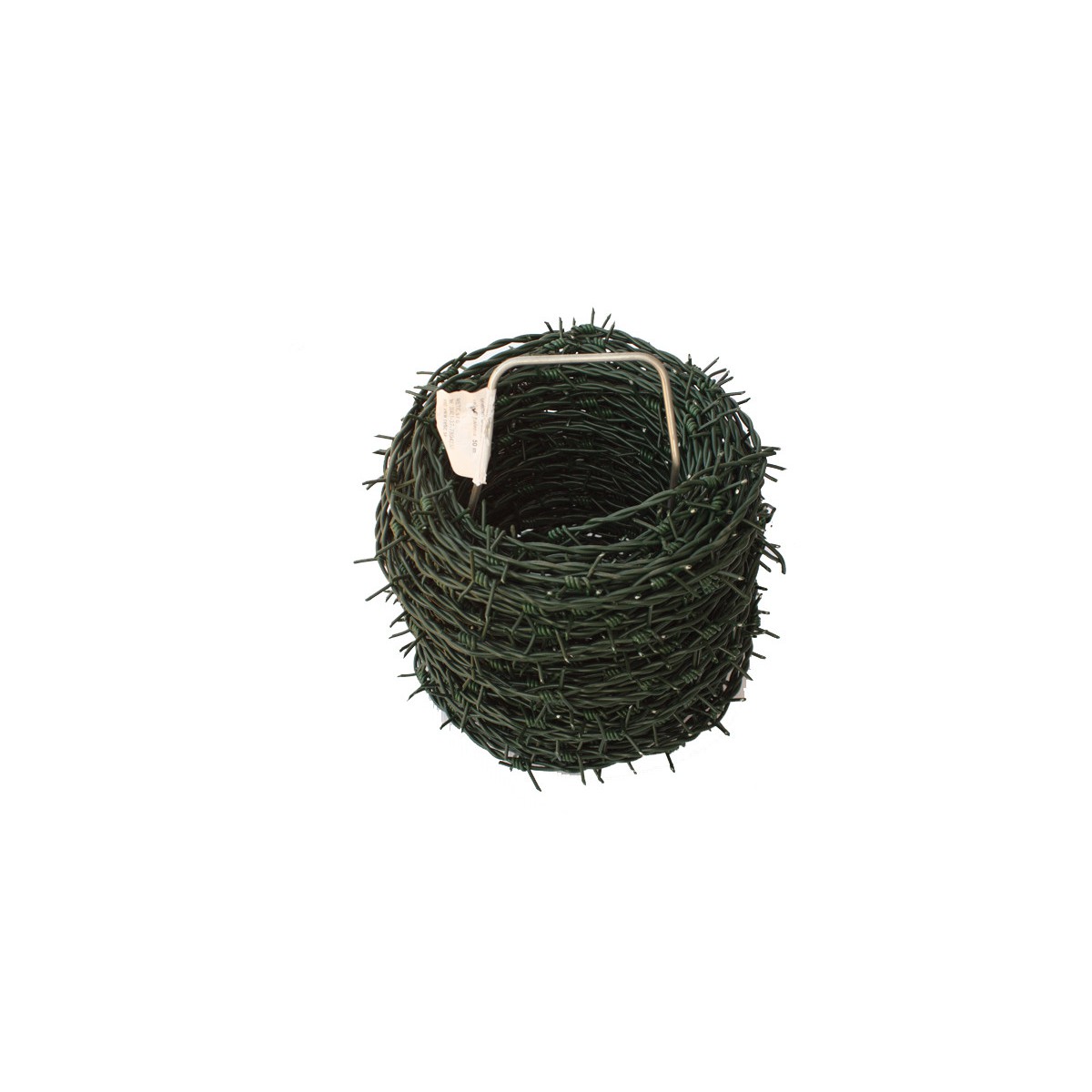 Barbed wire 2,5/2,0 / 50m / ZN+PVC6005
