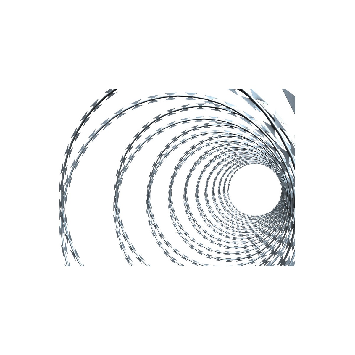Barbed razor wire pack diameter 450 mm / 8 m