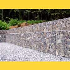 Gabion tábla / szemméret: 100x 50mm / huzal: 4,00mm / méret: 50x 50cm / ZN+AL