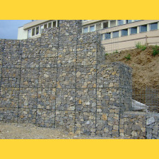 Gabion tábla / szemméret: 100x 50mm / huzal: 4,00mm / méret: 50x 50cm / ZN+AL