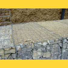 Gabionmatte / MW: 100x100mm / Draht: 4,00mm / Maß: 150x100cm / ZN+AL