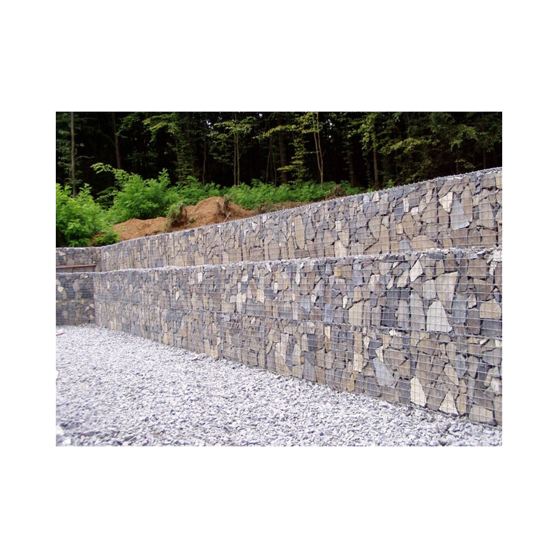 Blok gabionowy / rozmiar oczek: 100x100mm / drut: 4,00mm / rozmiar: 300x 50cm / ZN+AL