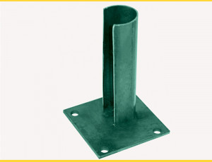 Base plate for post 48mm / ZN+PVC6005