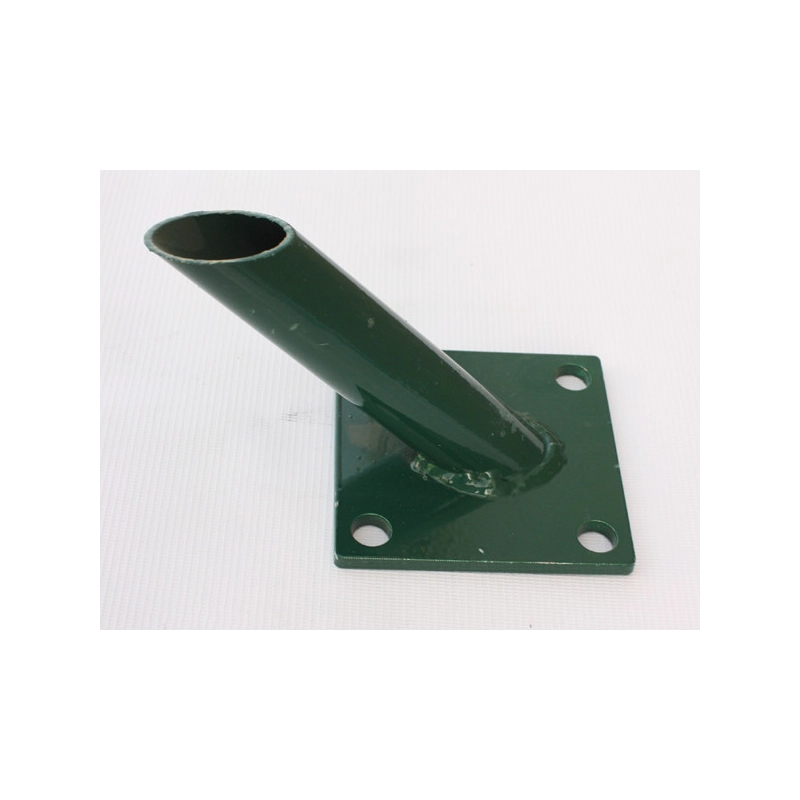 Base plate for brace post 38mm / ZN+PVC6005