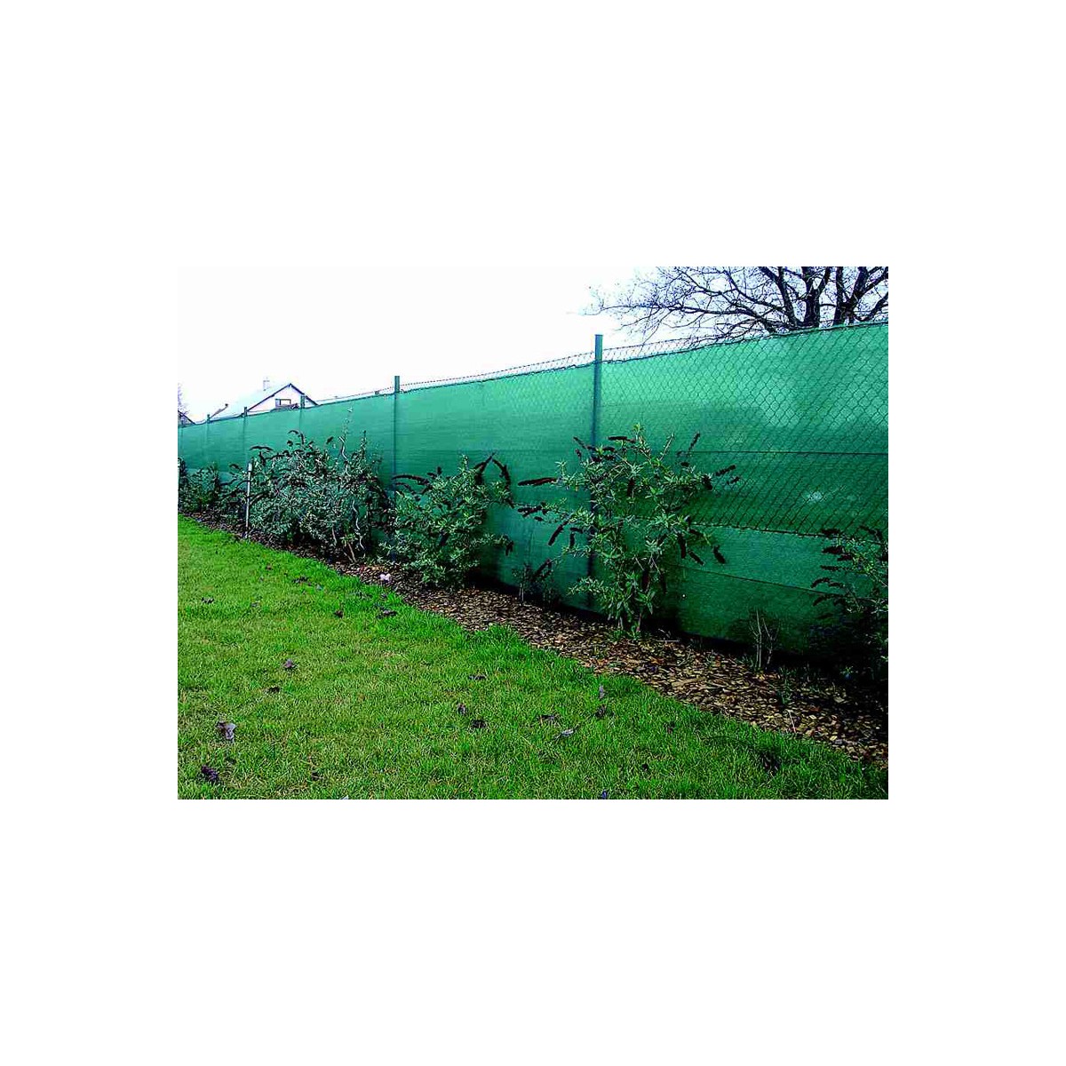 Shade netting 120cm / 180g / 25m / green / without cord