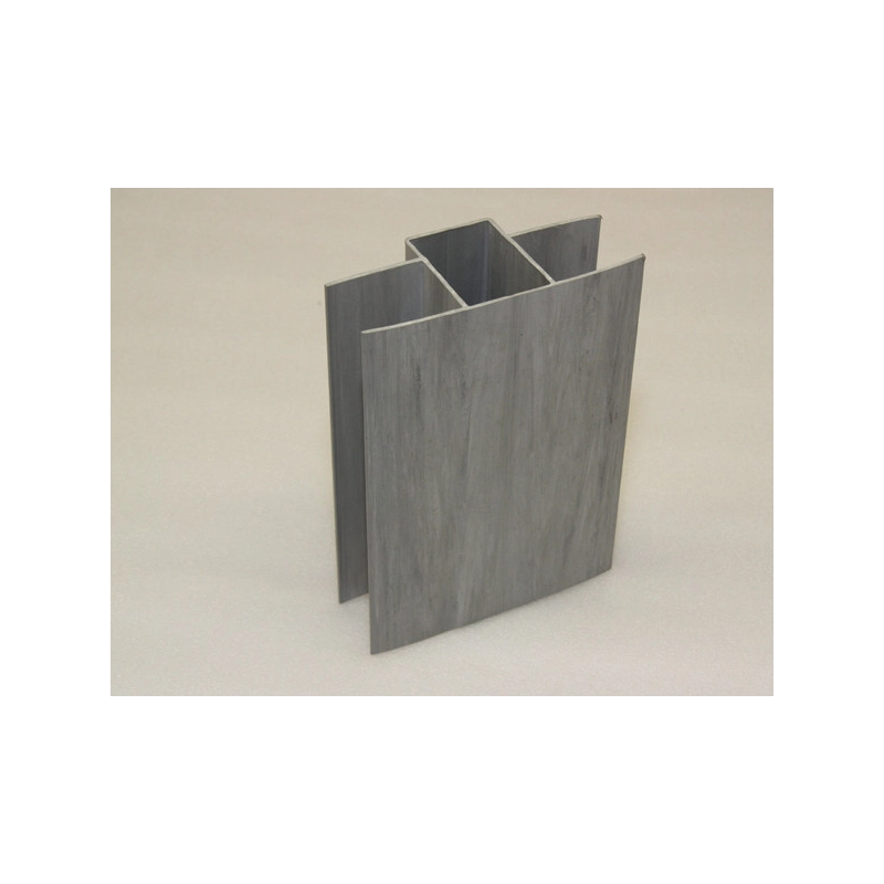 Uchwyt płyty betonowej, PCV, 60x40 / na słupek 60x40mm