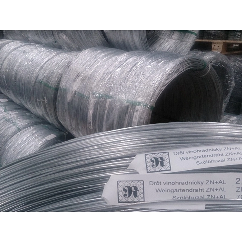 Vineyard wire ZN+AL 2,50mm / 700-900MPa / ZN125g / pack. 25kg