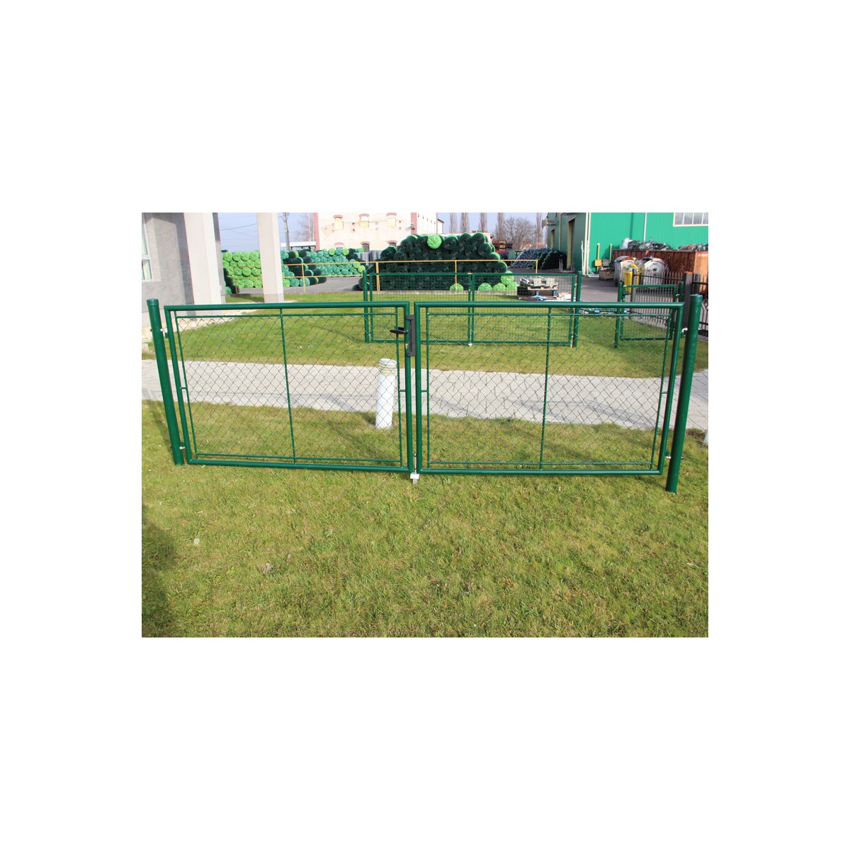 Kapu BD GARDEN 1800x3600 / ZN+PVC6005