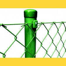 Chain link fence 50/2,50-1,65/100/15m / PVC BND / ZN+PVC6005