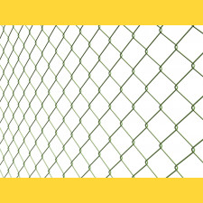 Chain link fence 60/2,50-1,65/100/15m / PVC BND / ZN+PVC6005