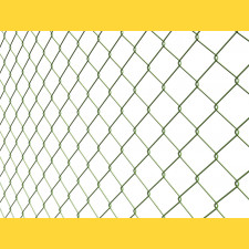 Chain link fence 50/3,00-1,90/150/15m / PVC BND / ZN+PVC6005