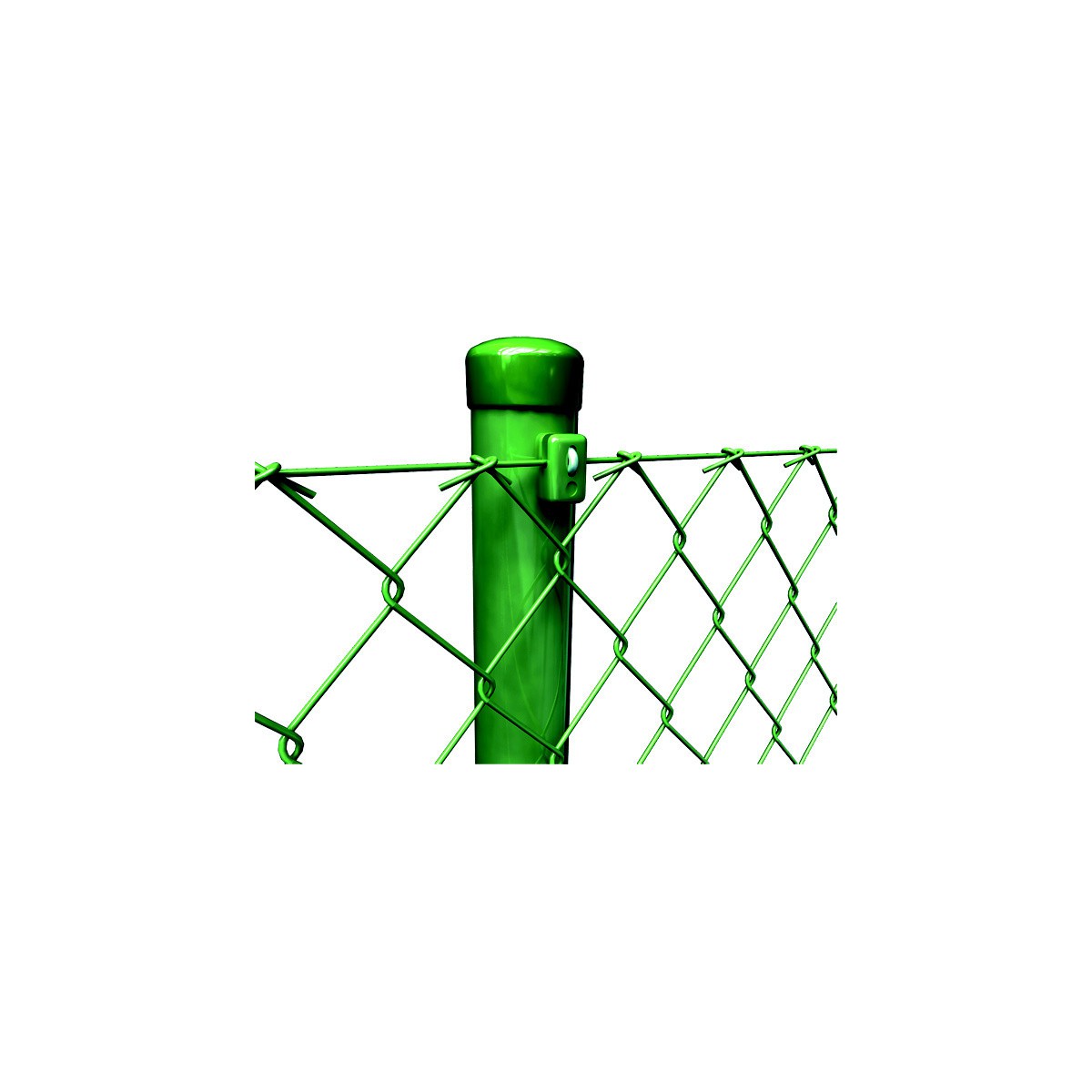 Drótfonat 50/3,00-1,90/160/15m / PVC BND / ZN+PVC6005