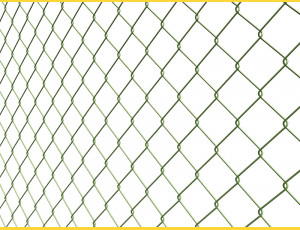 Chain link fence 60/3,50-2,50/100/15m / PVC BND / ZN+PVC6005