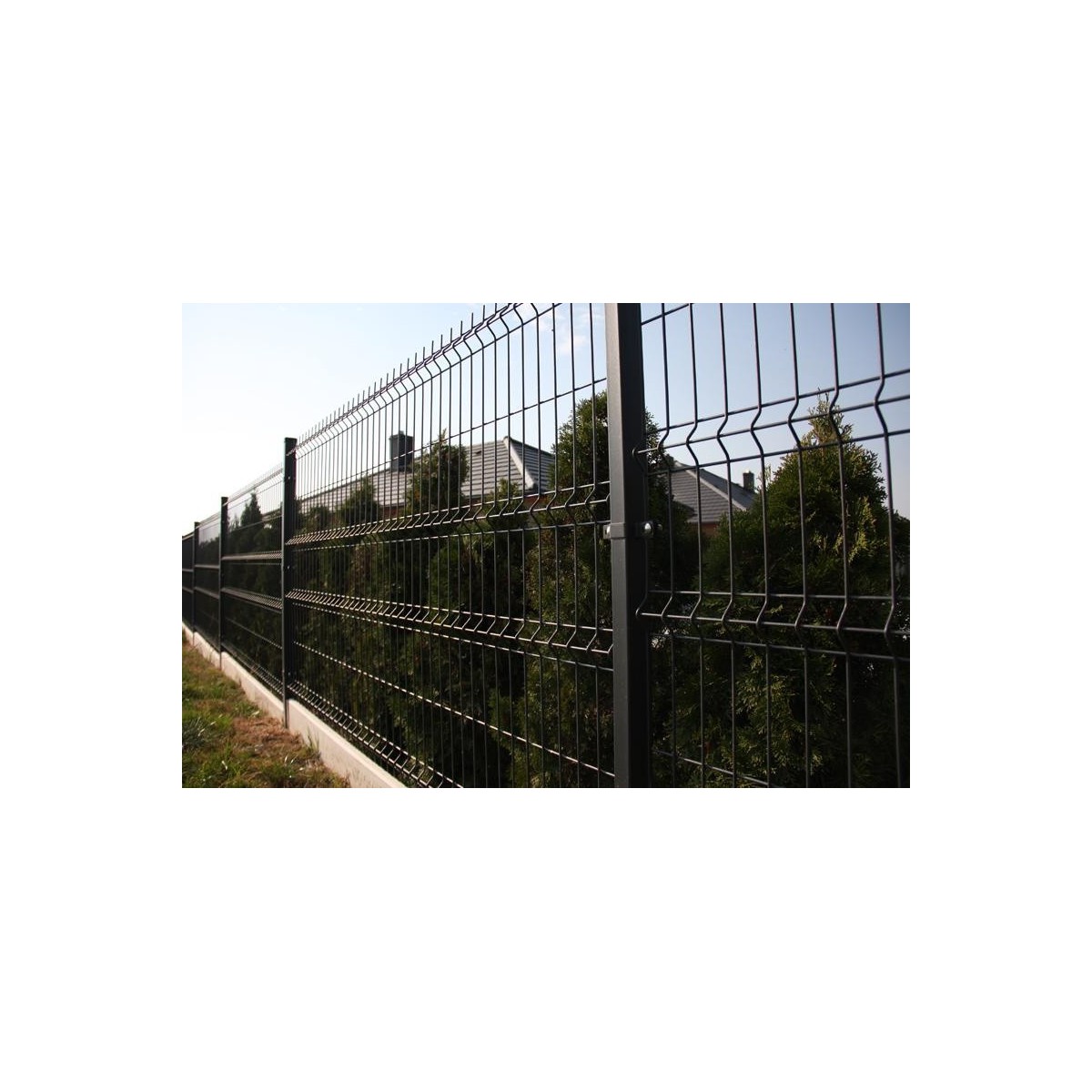 3D Gitterzaun JUPITER 0830x2500 / ZN+PVC7016