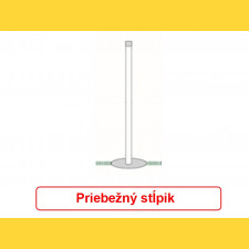 Słupek ocynkowany 48x1,50x2000 / ZN