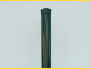 PVC coated post (BPL) 38x1,25x1500 / ZN+PVC6005
