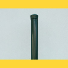 Stĺpik okrúhly poplastovaný (BPL) 38x1,25x1500 / ZN+PVC6005