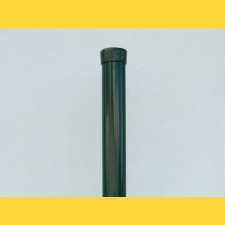 PVC coated post (BPL) 38x1,25x1500 / ZN+PVC6005