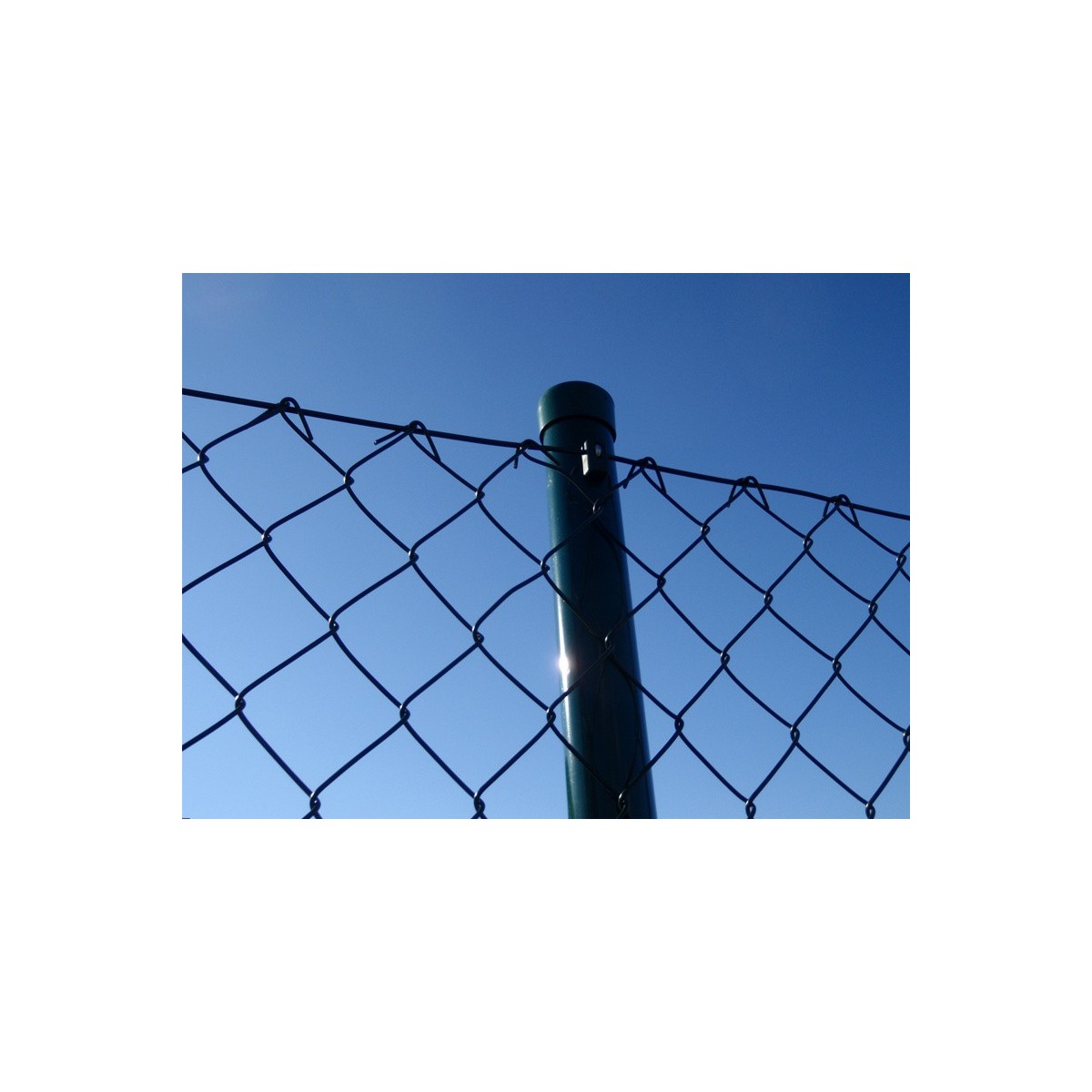 PVC coated post (BPL) 38x1,25x2000 / ZN+PVC6005