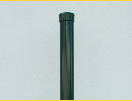 PVC coated post (BPL) 38x1,25x2300 / ZN+PVC6005