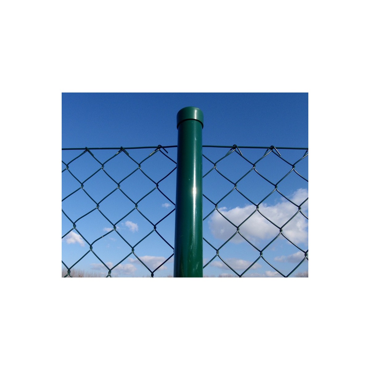 Zaunpfosten beschichtet (BPL) 48x1,50x2200 / ZN+PVC6005