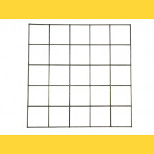 Gabionmatte / MW: 100x100mm / Draht: 4,00mm / Maß: 100x100cm / ZN+AL